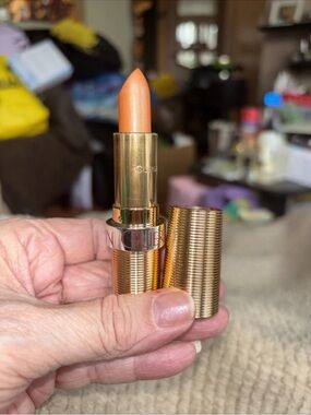 Guerlain Kiss Kiss 129 Orange Tafetta Lipstick 4g. New!